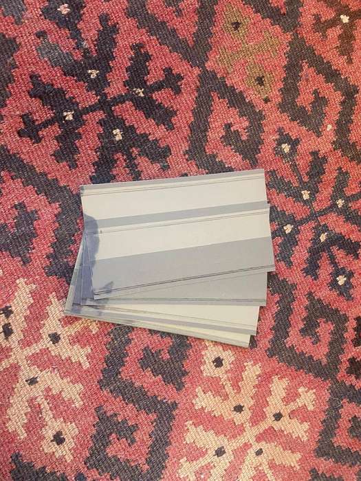 Stamp Mount Cards x 10 in set 14cmx10cm