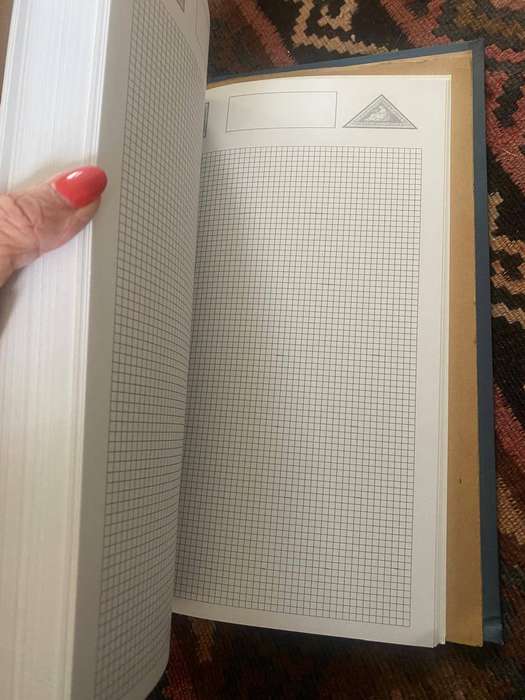 STAMP ALBUM with loose leaf pages 30 long