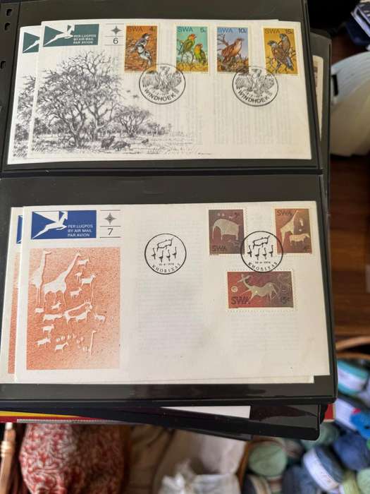 SOUTH WEST AFRICA FIRST DAY COVERS AND POSTCARDS