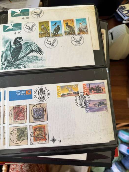 SOUTH WEST AFRICA FIRST DAY COVERS AND POSTCARDS