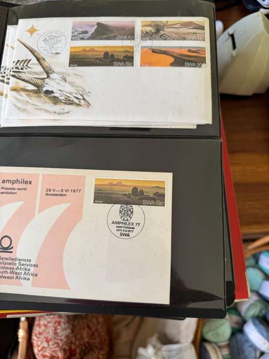 SOUTH WEST AFRICA FIRST DAY COVERS AND POSTCARDS