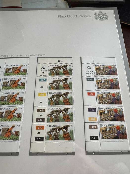 Transkei Stamp Album Preprinted
