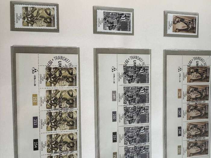 Transkei Stamp Album Preprinted