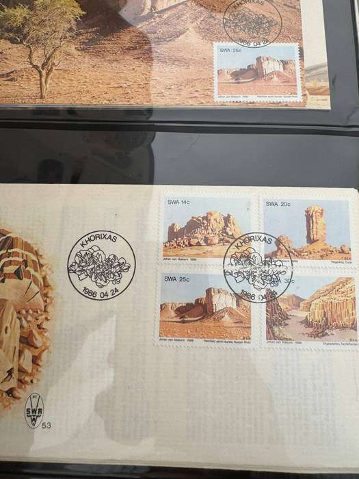 South West African FIRST DAY COVERS ANDOTHER POISTAL ITEMS