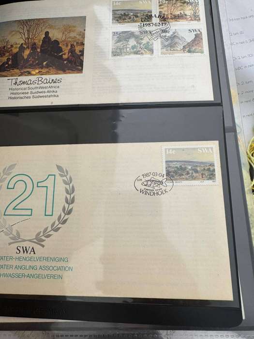 South West African FIRST DAY COVERS ANDOTHER POISTAL ITEMS