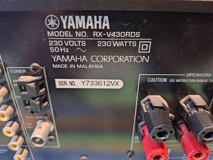 Yamaha Amplifier Receiver RX-V430RDS