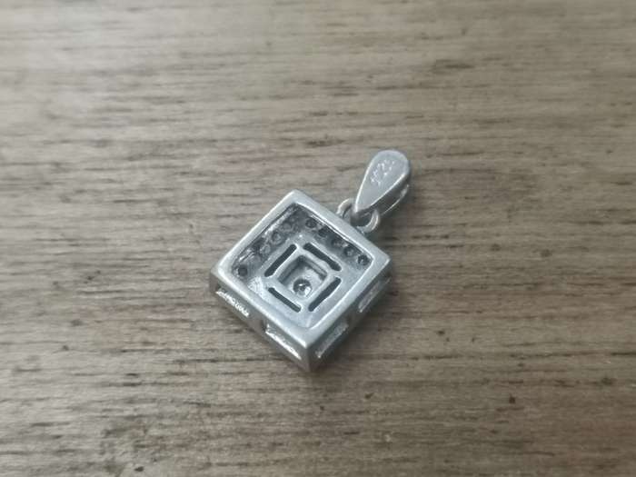 Dazzling Silver Pendant