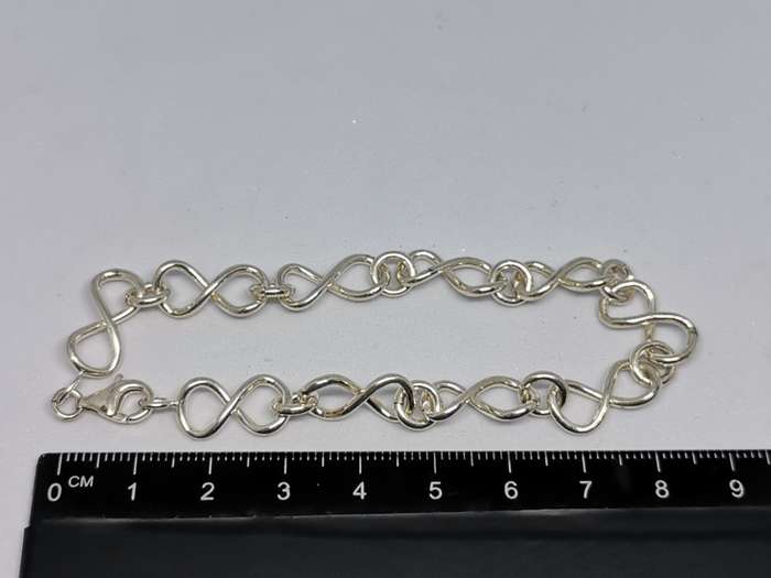 Lovely Silver Infinity Bracelet