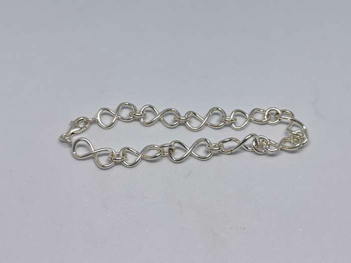 Lovely Silver Infinity Bracelet