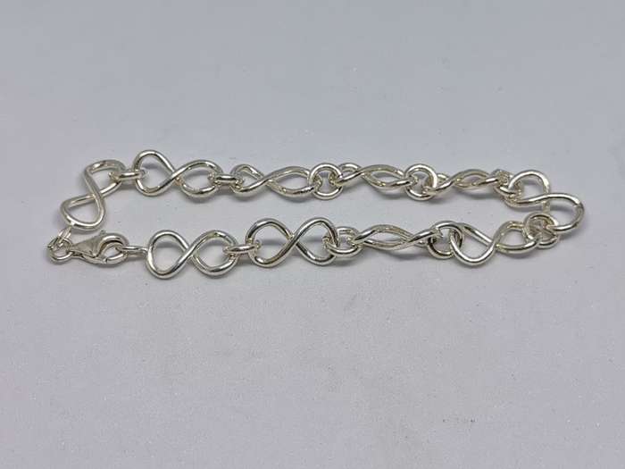 Lovely Silver Infinity Bracelet