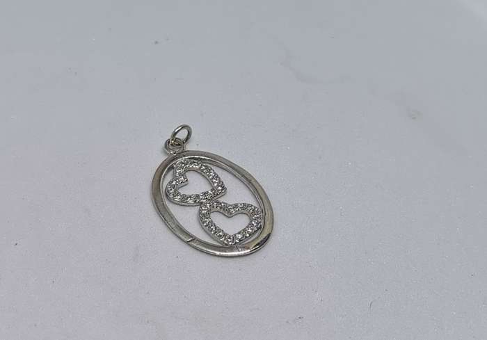 Silver Hearts Pendant