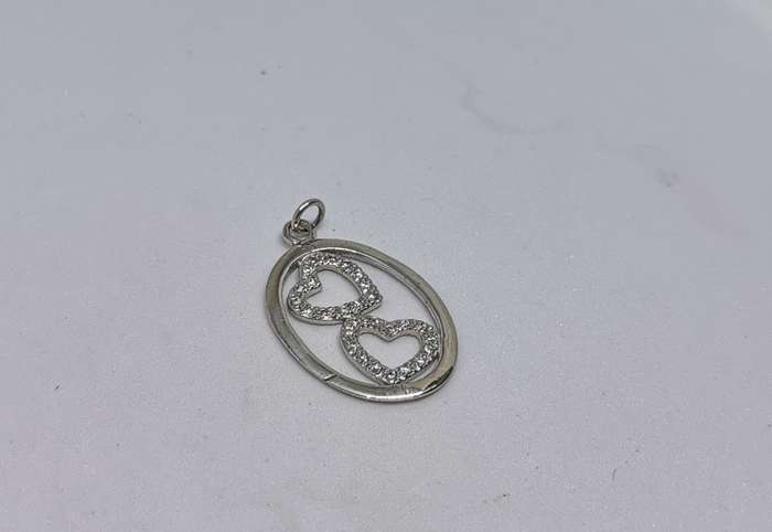 Silver Hearts Pendant