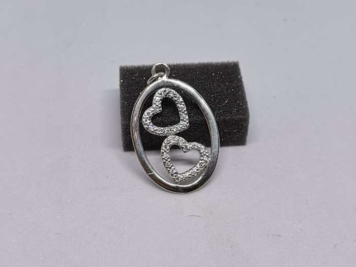 Silver Hearts Pendant