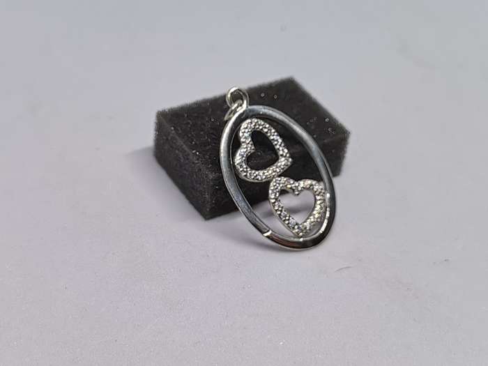 Silver Hearts Pendant