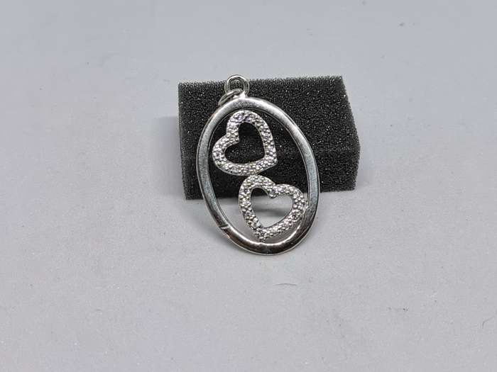 Silver Hearts Pendant