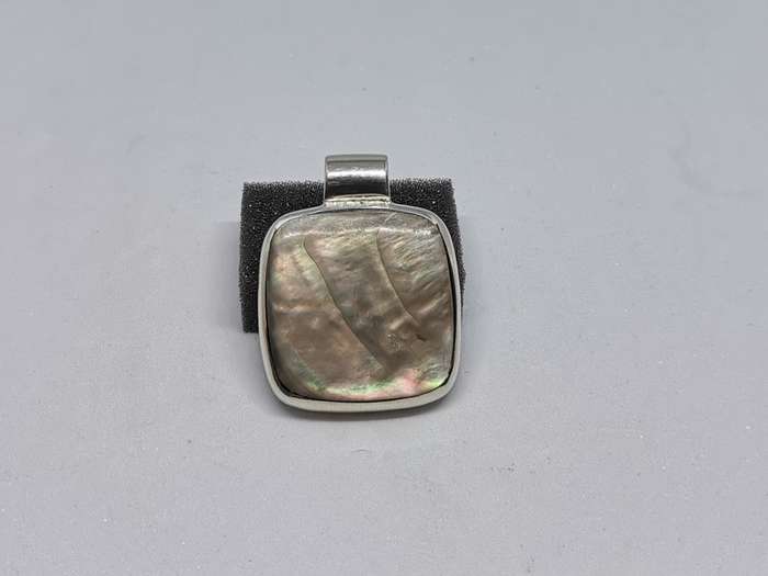 Silver Abalone Pendant