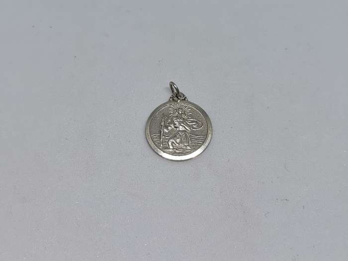Silver St Christopher Pendant