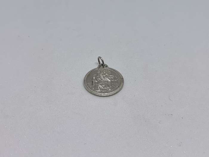 Silver St Christopher Pendant