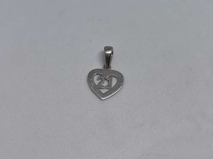 Silver 21st Birthday Pendant