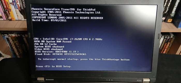 Lenovo Thinkpad x220