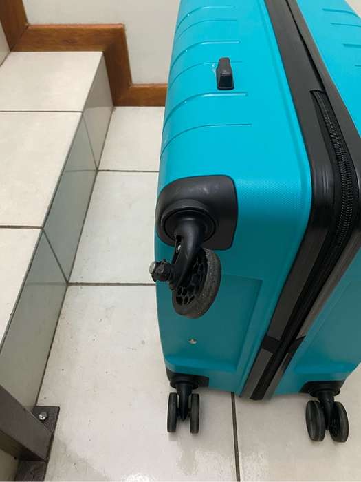 TOSCA Polyprop Trolley Case 75cm Aqua
