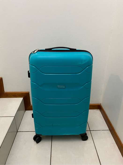 TOSCA Polyprop Trolley Case 75cm Aqua