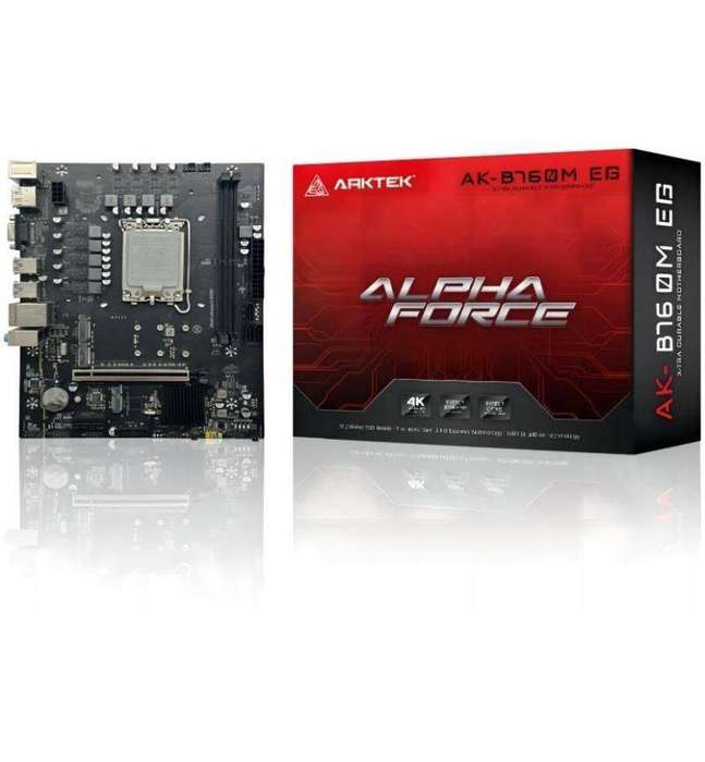 GAMING STARTER KIT ARKTEK B760-D5 MIC-ATX + i5 13th gen+32GB DDR5+-256GB GEN 4 nvme