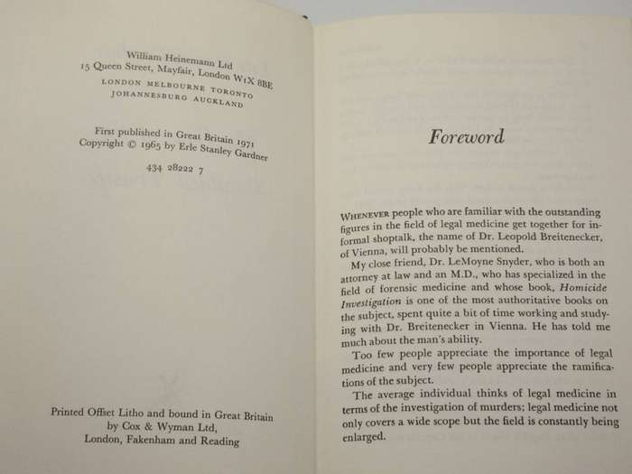 GARDNER, Erle Stanley - The Case of the Troubled Trustee - (Excellent Hardcover in Jacket)