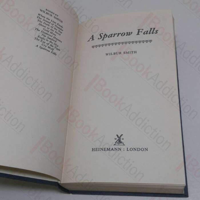 SMITH, Wilbur - A Sparrow Falls - (1977 1st Edition Hardcover)