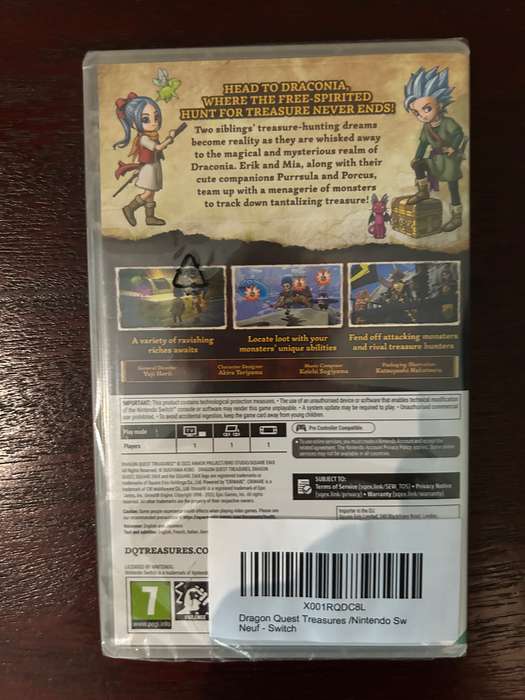 Dragon Quest Treasures - Nintendo Switch (New)