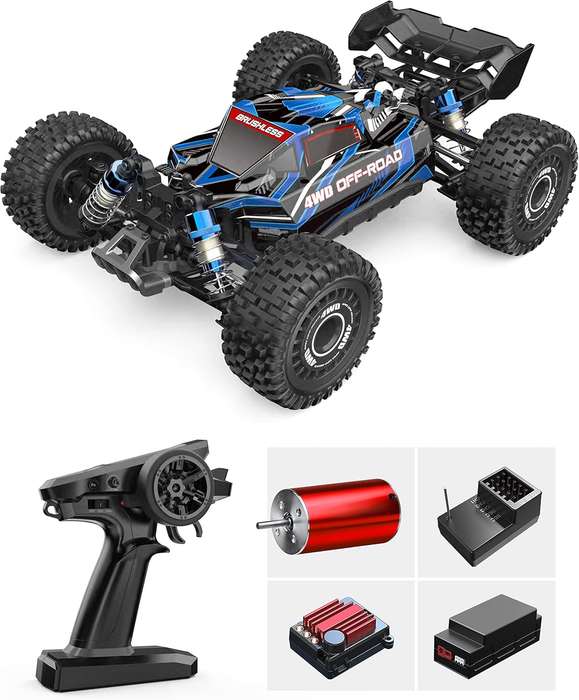MJX Hyper GO 16207 with 3S Battery Brushless Buggy/Truggy 1/16 RTR 4WD - Monster truck design
