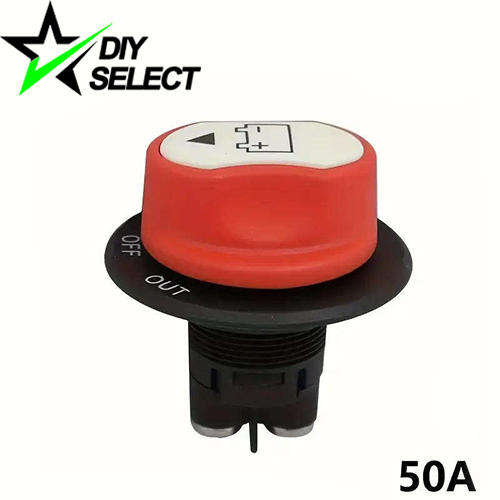 Switch Rotary On/Off Automotive 12V DC 50A Red **LOCAL STOCK**