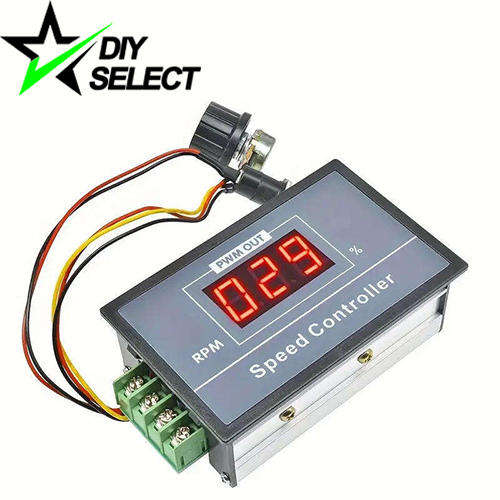 Motor Speed Controller PWM 6-60V DC 30A + Display Box + On/Off Button **LOCAL STOCK**