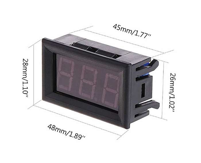 Temperature Meter Thermostat Thermometer Digital Red 12V DC **LOCAL STOCK**