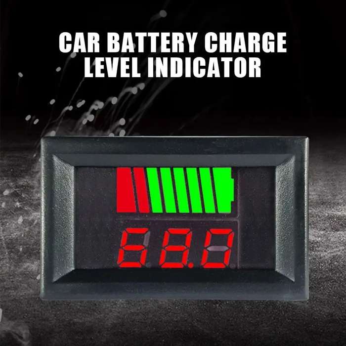 Voltmeter DC 12V, 24V, 36V, 48V, 60V (Auto Sensing) with Adjustable Voltage Screw **LOCAL STOCK**