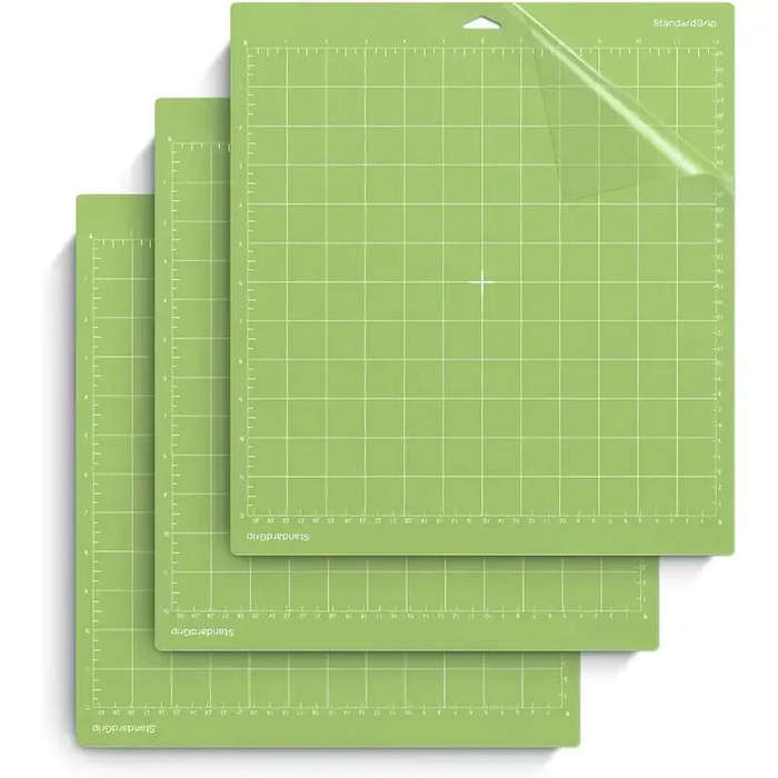 1 pcs 12x12 Inch Adhesive Cutting Mats - PVC Standard Grip Mats