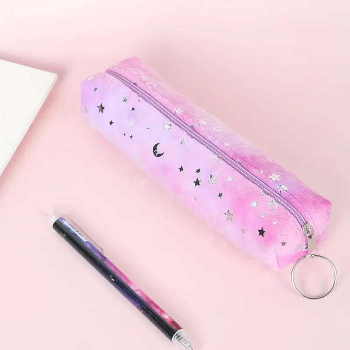 1pc Moon Star Pencil Case Student Stationery
