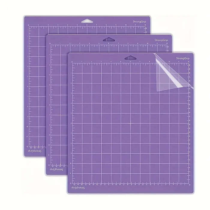 1 pcs  12x12 Inch Adhesive Cutting Mats - PVC Strong Grip Mats