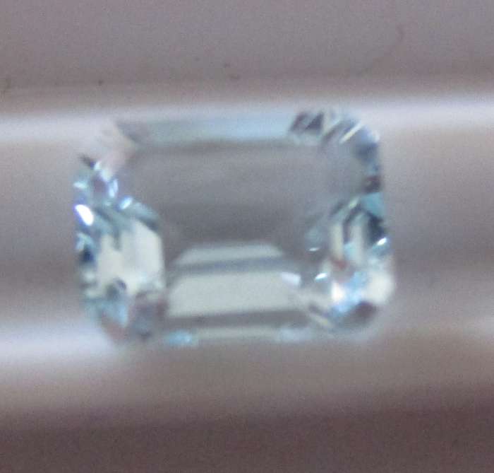 8.00x x 6.00 mm Emerald cut Aquamarine 1.47ct.