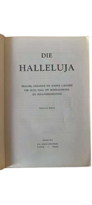 Die Halleluja met blad musiek (with sheet music)