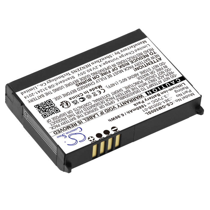 GPS, Navigator Battery CS-GM500SL for Garmin Aera 500 etc.