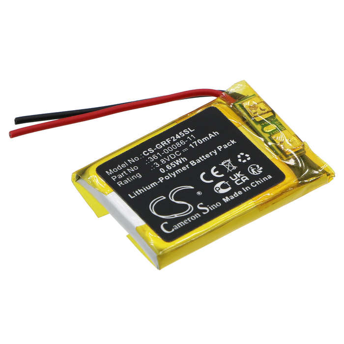 Smartwatch Battery  CS-GRF245SL  for  GarminForerunner 245  361-00086-11  etc.