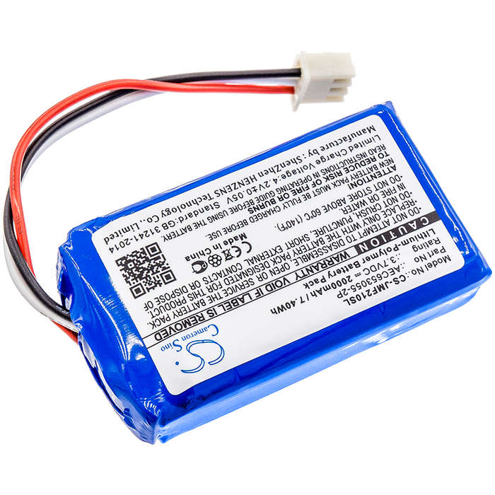 Speaker Battery  CS-JMF210SL  for  JBL  Flip 2 (2013)AEC653055-2P