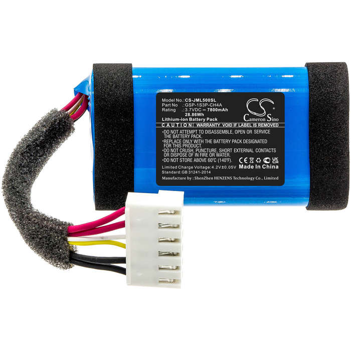 Speaker Battery  CS-JML500SL  for  JBL  JBLCHARGE 5 BLUAM  GSP-1S3P-CH4A