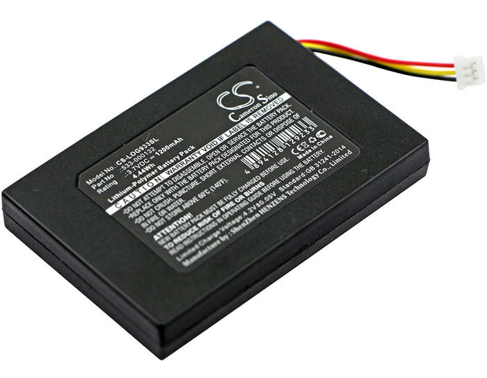 Wireless Headset Battery CS-LOG933SL for Logitech G533, G933