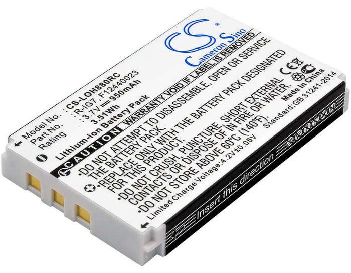 Remote Control Battery CS-LOH880RC for LOGITECH etc.