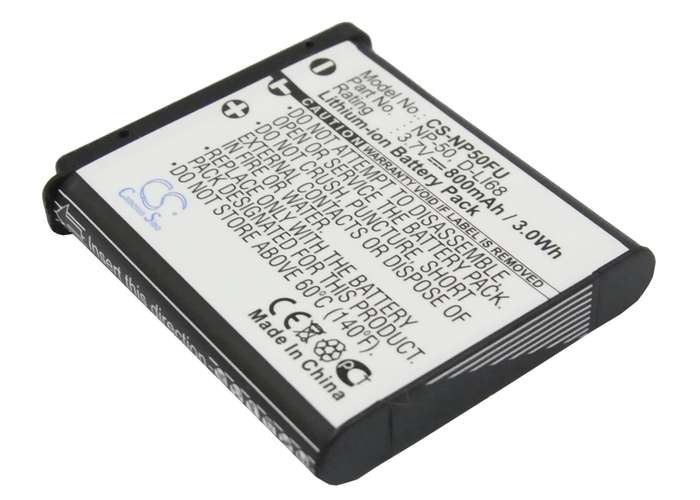 Camera Battery  CS-NP50FU  for  FujifilmFinePix F100fd  NP-50  etc.