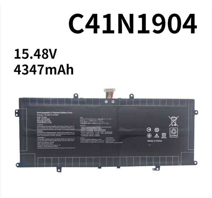 Notebook, Laptop Battery  ITCS-C41N1904RM  for  AsusDeluxe 14SUX425IAX435EA C41N1904  ETC