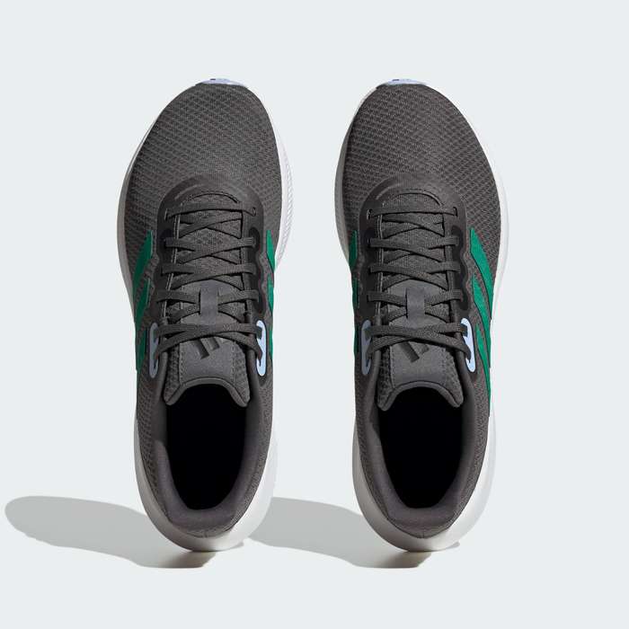 adidas Men`s Runfalcon 3.0 Cloudfoam Low Running Grey Six/ Court Green HP7552 Size UK 11 (SA 11)