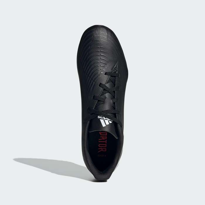 adidas Men's Predator Edge.4 turf Shoes Core Black/ Cloud White GX0010 Size UK 6.5 (SA 6.5)